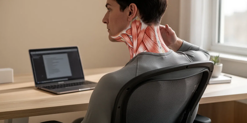 Tech-Neck: Diese einfache Übung kann Nackenschmerzen stoppen - Foto: über boerse-global.de