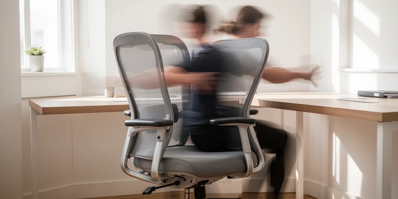 BWS-Rotation: Einfache Schreibtisch-Übung gegen Rückenschmerzen - Foto: über boerse-global.de