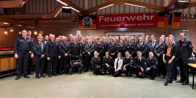 FW Hamminkeln: Jahreshauptversammlung der Freiwilligen Feuerwehr Hamminkeln - Foto: presseportal.de