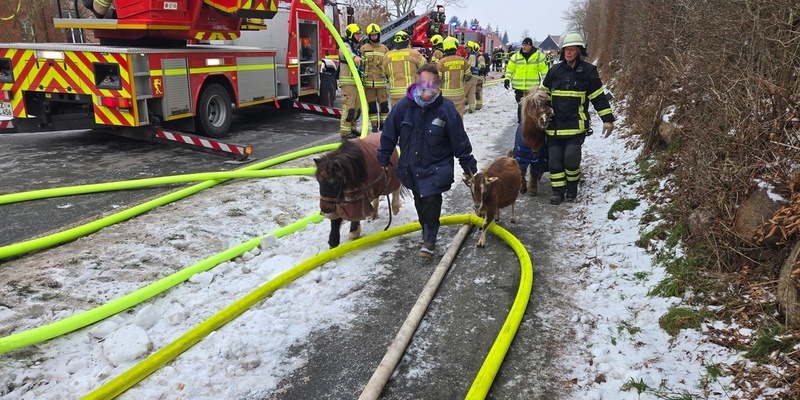 FW-RZ: Dachstuhlbrand in Linau/Hzgt. Lauenburg - Foto: presseportal.de