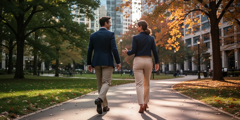 Geh-Meetings: Wie Spaziergänge die Arbeitswelt verändern - Foto: über boerse-global.de