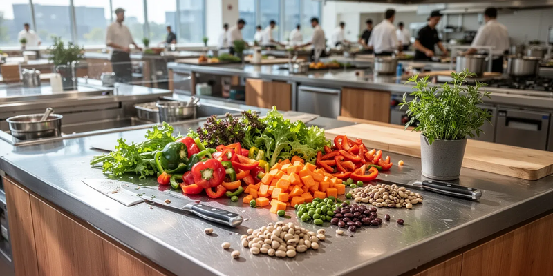 Deutsche Kantinen setzen auf Bio, Pflanzenkost und Abfallvermeidung - Foto: über boerse-global.de
