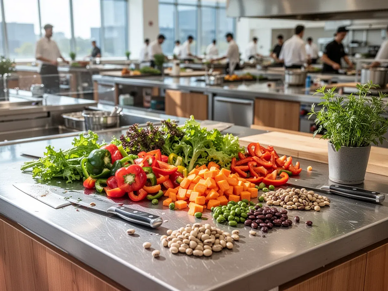 Deutsche Kantinen setzen auf Bio, Pflanzenkost und Abfallvermeidung - Foto: über boerse-global.de