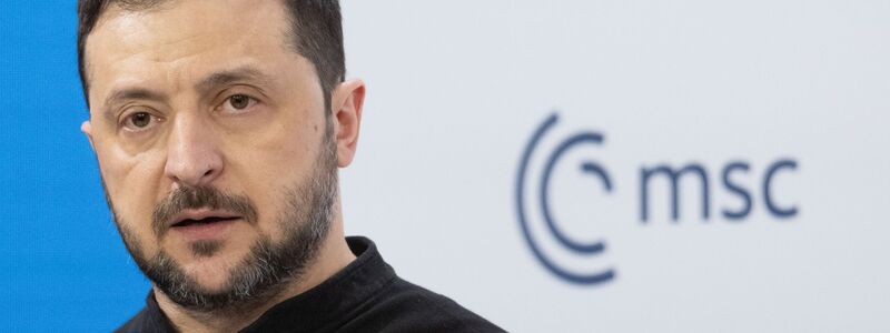 Der ukrainische Präsident Selenskyj wird wieder in München erwartet. - Foto: Boris Roessler/dpa