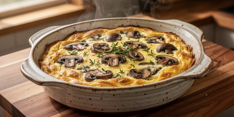 Ofen-Omelette: Der schnelle Familien-Hit mit Champignons - Foto: über boerse-global.de