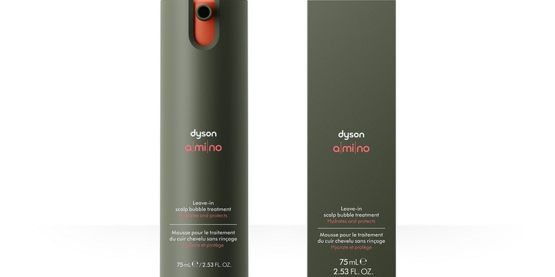 Dysons erstes Pflegeprodukt speziell für die Kopfhaut: Dyson Amino / Klinisch nachgewiesen: 63 % weniger Haarausfall, 62 % weniger fettige Kopfhaut, 88 %[1] weniger sichtbare Schuppen - Foto: presseportal.de