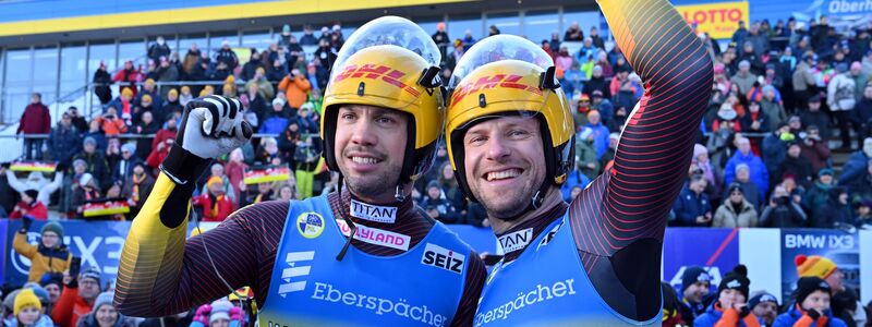 Tobias Wendl und Tobias Arlt wollen ihre Bilanz von bislang sechs Goldmedaillen ausbauen. - Foto: Martin Schutt/dpa