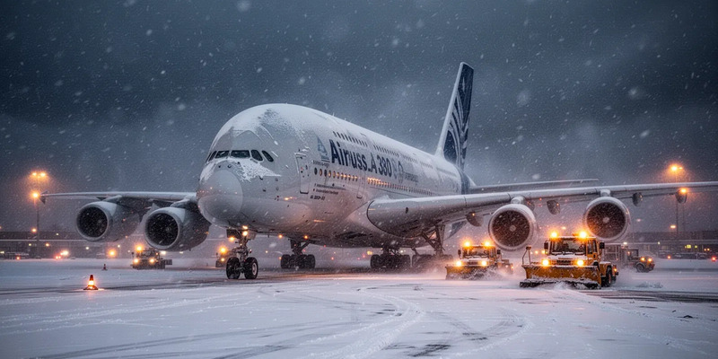 Flughafen Frankfurt stellt Betrieb nach Wintereinbruch ein - Foto: über boerse-global.de