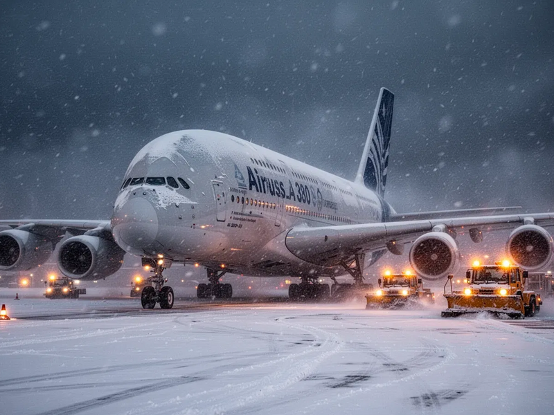 Flughafen Frankfurt stellt Betrieb nach Wintereinbruch ein - Foto: über boerse-global.de