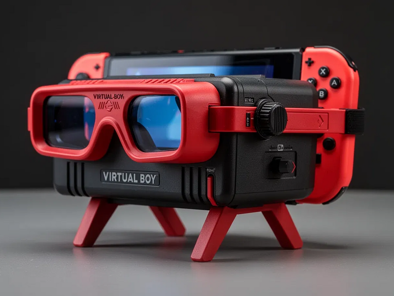 Nintendo Virtual Boy: Comeback als Switch-Zubehör - Foto: über boerse-global.de