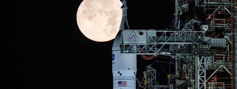 Mit der Mission «Artemis 2» sollen vier Astronauten bald in Richtung Mond fliegen. (Archivbild)  - Foto: Sam Lott/NASA via AP/dpa