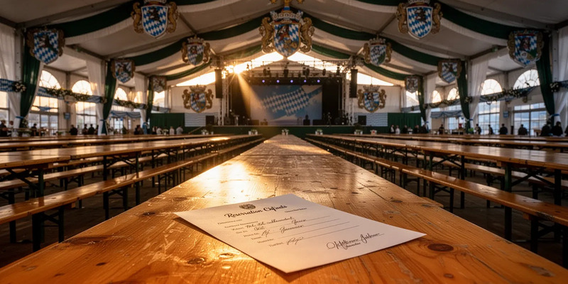 Schützenzelt startet Tischreservierungen für Oktoberfest 2026 - Foto: über boerse-global.de