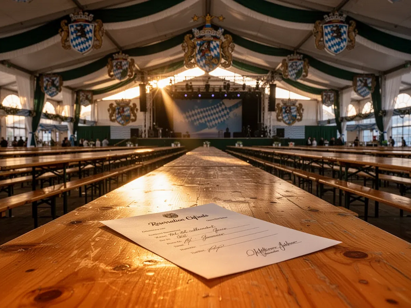 Schützenzelt startet Tischreservierungen für Oktoberfest 2026 - Foto: über boerse-global.de