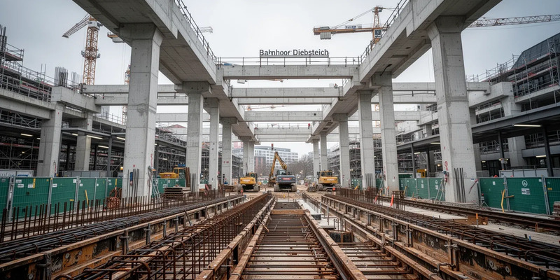 Bahnhof Altona: Bundestag stellt Milliardenprojekt erneut an den Prüfstand - Foto: über boerse-global.de