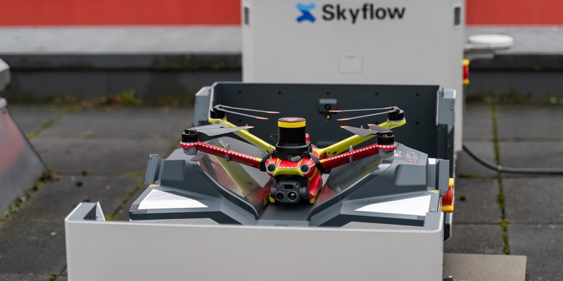 FW-M: Erfolgreicher Einsatz der automatisierten Drohnen (München) - Foto: presseportal.de