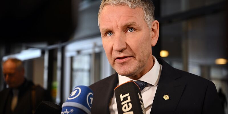 Thüringens AfD-Fraktionschef Björn Höcke im Thüringer Landtag.  - Foto: Martin Schutt/dpa