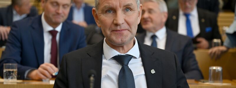 AfD-Fraktionschef Björn Höcke verliert Abstimmung über Ministerpräsidentenamt im Thüringer Landtag.  - Foto: Martin Schutt/dpa