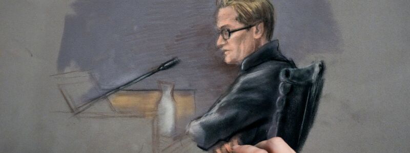 Marius Borg Høiby darf während des Prozesses nicht fotografiert werden. So stellt ihn ein Gerichtszeichner am zweiten Verhandlungstag dar.  - Foto: Ane Hem/Pool NTB Scanpix/AP/dpa