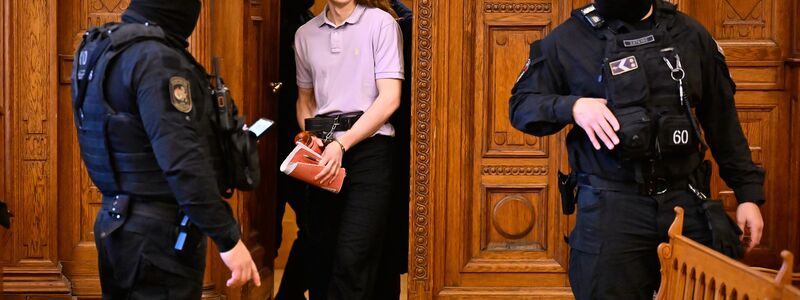 Ein Gericht in Budapest verurteilte die non-binäre deutsche Person Maja T. wegen Gewalt gegen Rechte zu acht Jahren Gefängnis. - Foto: Denes Erdos/AP/dpa