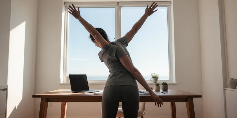 'Äpfel pflücken' löst Nackenverspannungen - Foto: über boerse-global.de