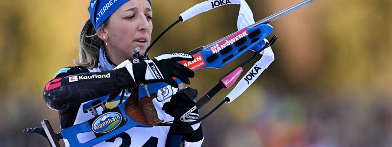 Franziska Preuß gilt als sichere Schützin. (Archivbild) - Foto: Sven Hoppe/dpa