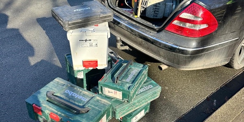 POL-GE: Gestohlene Werkzeuge bei Verkehrskontrolle aufgefunden - Foto: presseportal.de