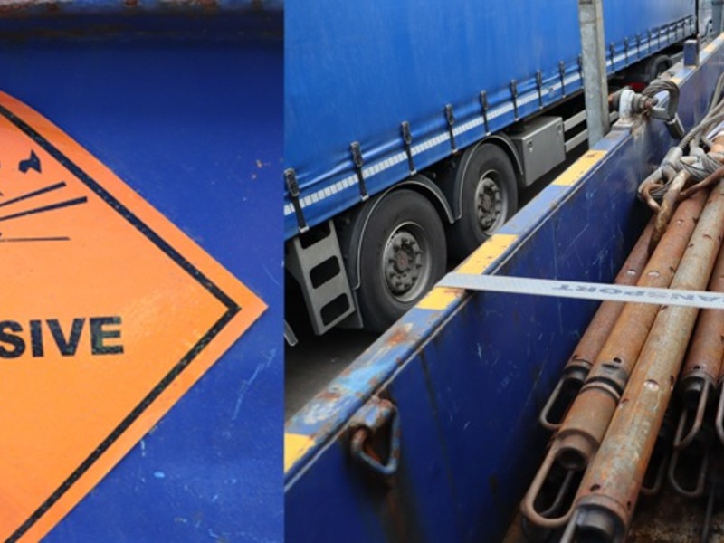 POL-MS: Kontrolle auf der A 30 bei Westerkappeln - Gefahrguttransport stillgelegt - Foto: presseportal.de