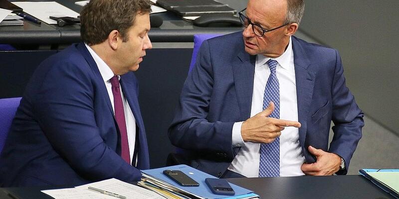 Lars Klingbeil und Friedrich Merz (Archiv) - Foto: via dts Nachrichtenagentur