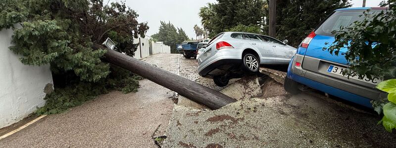 In der südspanischen Region Andalusien hat das Sturmtief «Lenonardo» für Chaos gesorgt. - Foto: Nono Rico / Europa Press/EUROPA PRESS/dpa