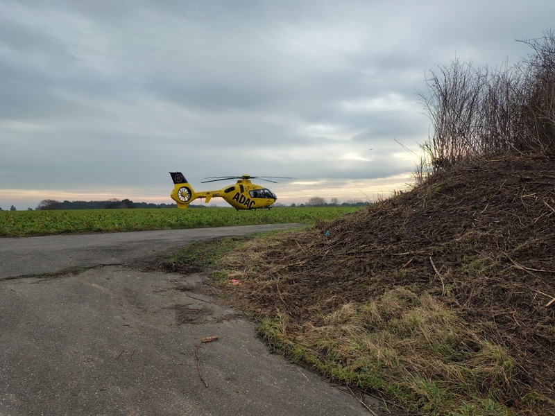 FW Gangelt: Verkehrsunfall in Gangelt - Foto: presseportal.de