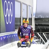Felix Loch hat im Training seine Favoritenrolle im Kampf um die Olympia-Medaillen untermauert.  - Foto: Robert Michael/dpa