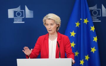 Druck ist die einzige Sprache, die Russland versteht, sagt EU-Kommissionspräsidentin Ursula von der Leyen. (Archivbild) - Foto: Virginia Mayo/AP/dpa