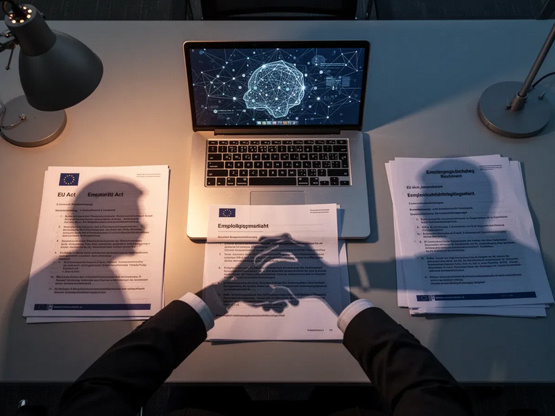 KI im Job: Deutsche Unternehmen stehen vor rechtlichem Spagat - Foto: über boerse-global.de