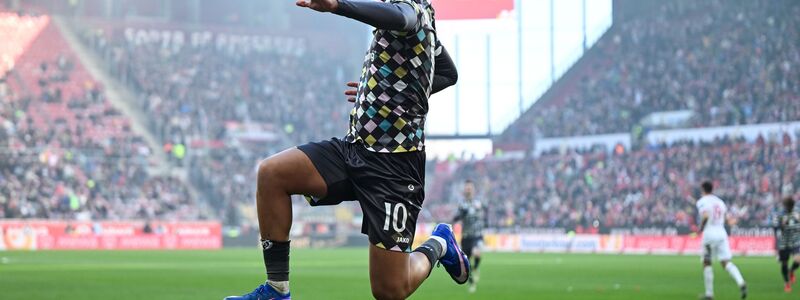 Traf doppelt für den FSV Mainz 05: Nationalspieler Nadiem Amiri. - Foto: Florian Wiegand/dpa