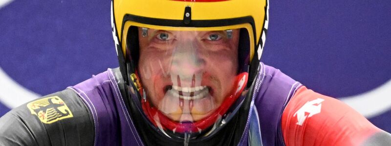 Felix Loch patzte im ersten von vier Läufen nach einem Startrekord. - Foto: Robert Michael/dpa