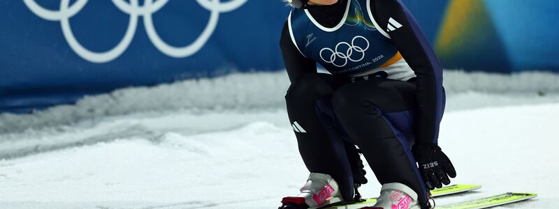 Katharina Schmid zeigte nicht ihre beste Leistung. - Foto: Daniel Karmann/dpa