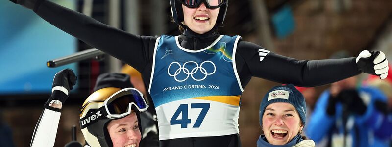 Die Norwegerin Anna Odine Stroem holte überraschend Gold. - Foto: Daniel Karmann/dpa