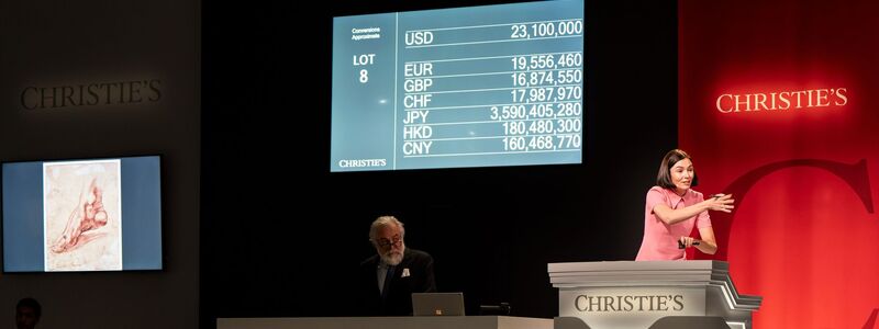 Das Bietergefecht dauerte rund 45 Minuten. (Handout) - Foto: -/CHRISTIE’S IMAGES LTD. 2025/dpa
