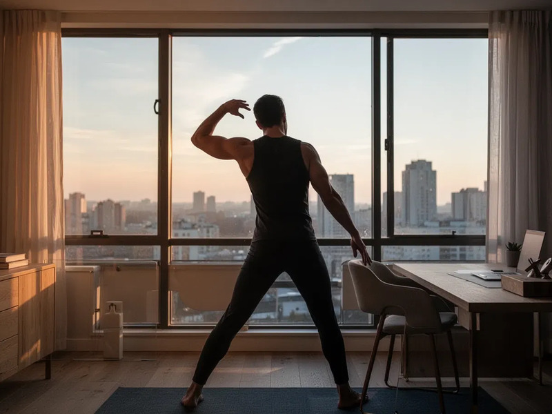 Butcher's Block Stretch: Diese Dehnübung löst Nackenverspannungen - Foto: über boerse-global.de