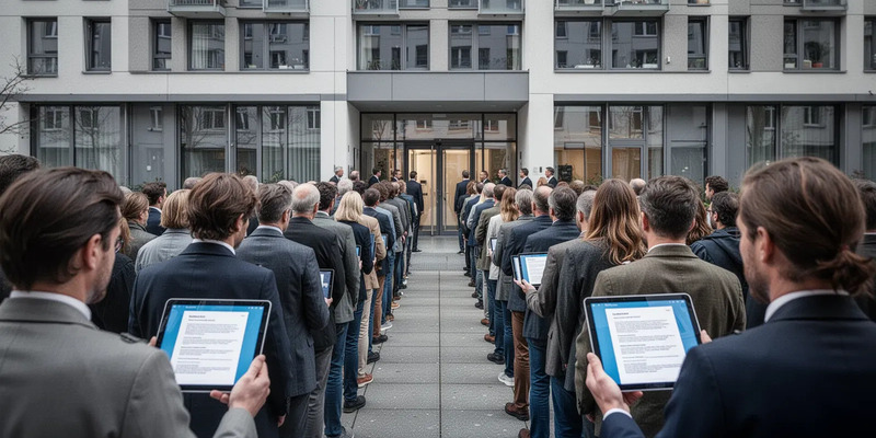 Berliner Wohnungssuche: So kämpfen Mieter um jede Besichtigung - Foto: über boerse-global.de