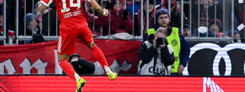 Mann des Spiels gegen Hoffenheim: Bayern-Star Luis Díaz. - Foto: Sven Hoppe/dpa