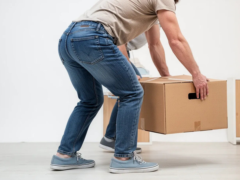 Knie-Hüft-Strategie: So heben Sie schwere Lasten rückenschonend - Foto: über boerse-global.de