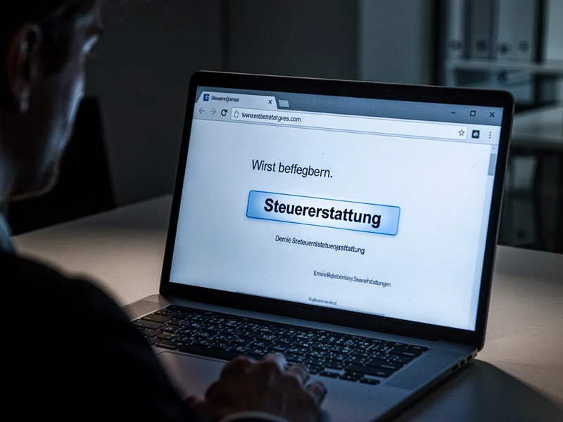 BZSt-Phishing: Betrüger locken mit angeblicher Steuererstattung - Foto: über boerse-global.de
