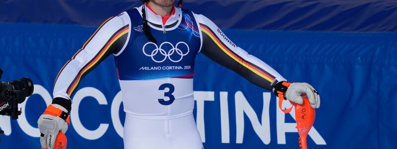 Zu wenig für eine Medaille: Linus Straßer nach dem Slalom. - Foto: Julia Demaree Nikhinson/AP/dpa