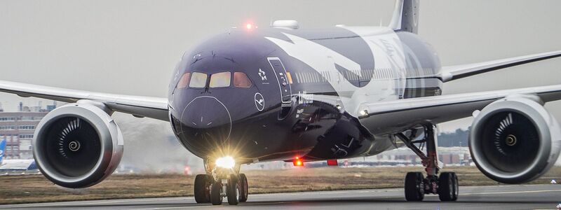 Die Lufthansa schickt zum 100. Jahrestag sechs Jets in einer Sonderlackierung auf die Strecke.  - Foto: Andreas Arnold/dpa
