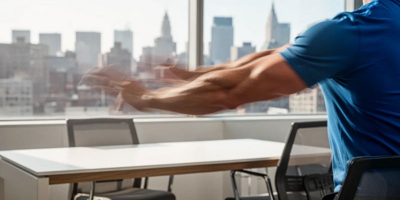 Froböses Hacker-Übung bekämpft das Büro-Sitzen in 30 Sekunden - Foto: über boerse-global.de