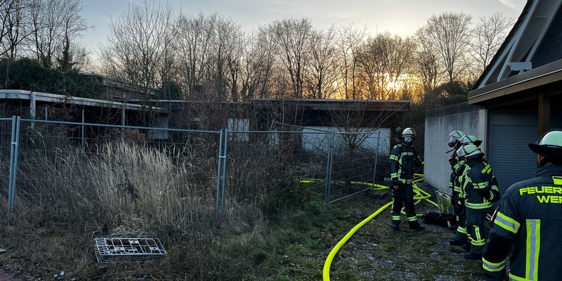 FW-WRN: Vermutlicher Gebäudebrand im Thünen - Foto: presseportal.de