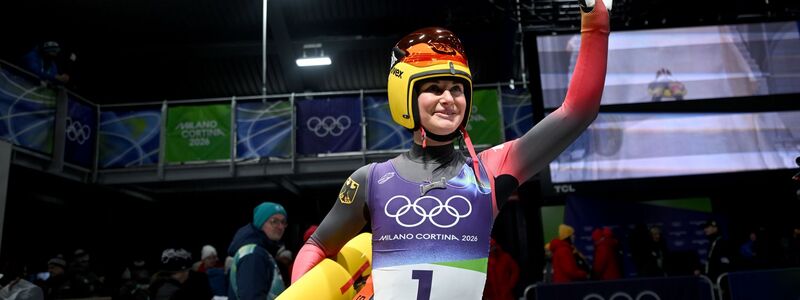 Hat den ersten Platz übernommen: Julia Taubitz - Foto: Robert Michael/dpa