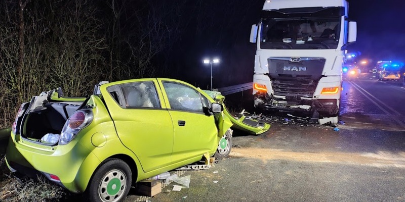FW Gangelt: Vier Verletzte bei Verkehrsunfall auf B56n - Foto: presseportal.de