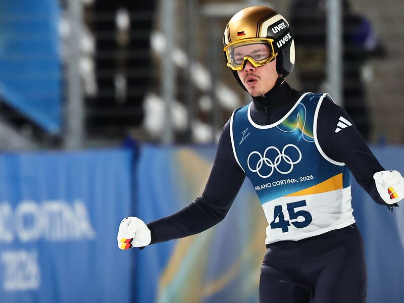 Philipp Raimund hat großen Grund zur Freude. - Foto: Daniel Karmann/dpa